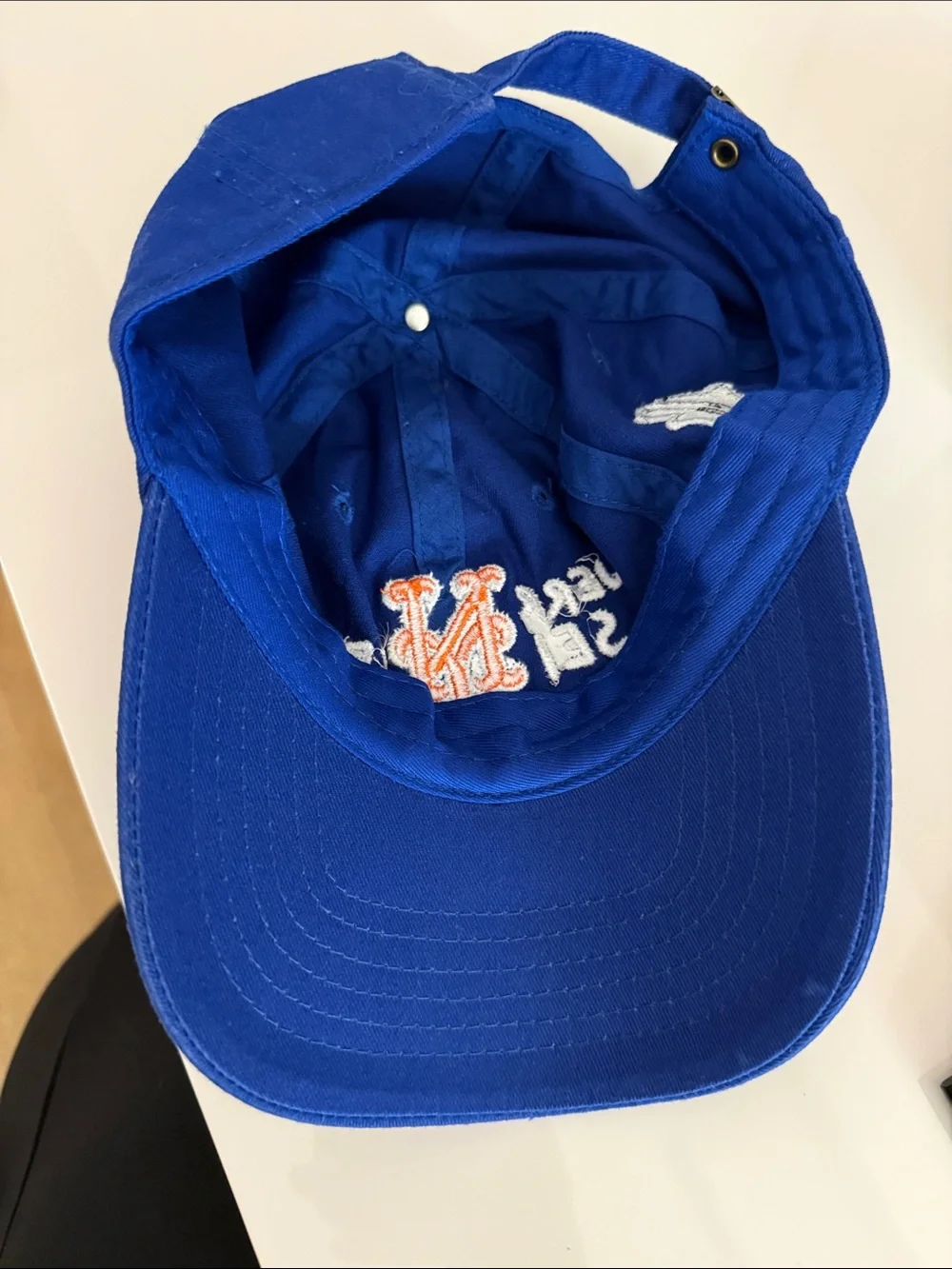 Seinfeld Royal Blue Dad Hat NY Hamsa Club Mets